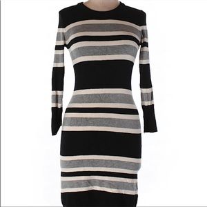 French Connection Striped Sweater Dress